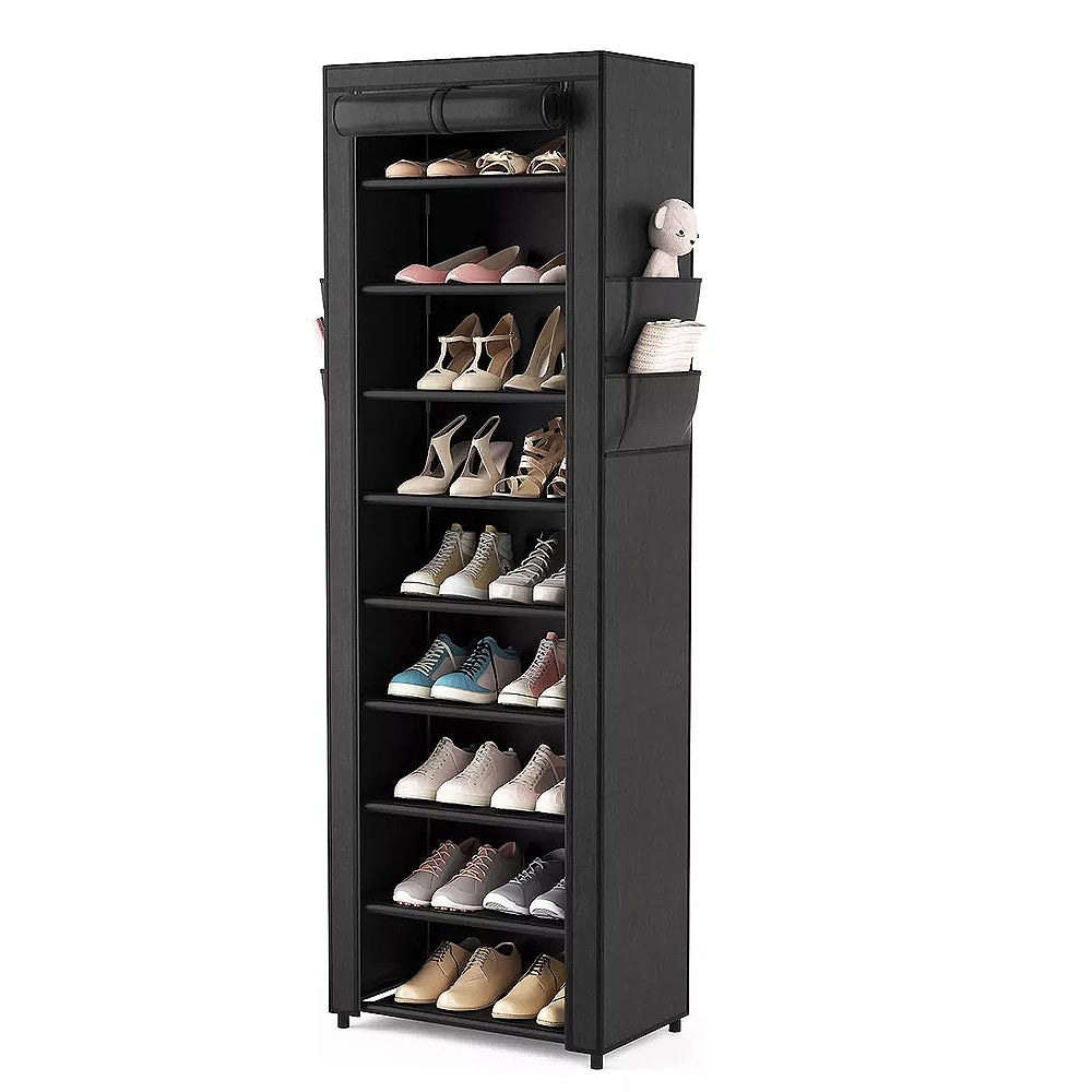 SHOES™ | ORGANIZADOR ZAPATERO 10 NIVELES CON FORRO